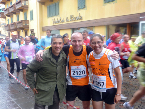 Giancarlo Amatori e Tamara Arias (i dolo-MITICI) con Lino Trabucco