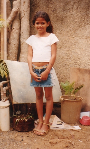 La piccola Laura Ketlen de Cunha