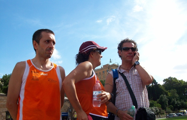 Sergio, Susanna e Maurilio da Amatrice a Roma per Alessio. (foto di Anna Maria Ciani)