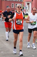 Roberto alla Maratona di Roma (foto di Patrizia De Castro)