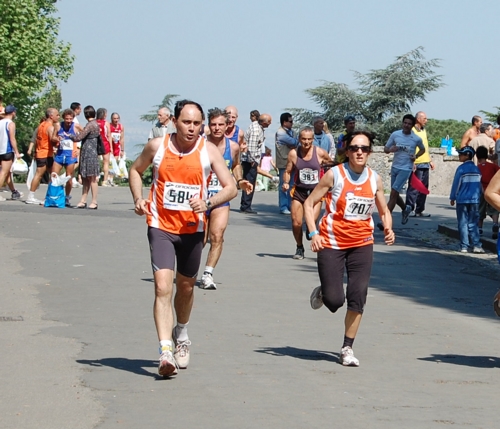 Paolo Aracu e Adriana Saragnese a Frascati.