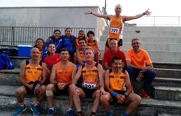 Alcuni Orange partecipanti ai Campionati di Altetica Leggera 2016