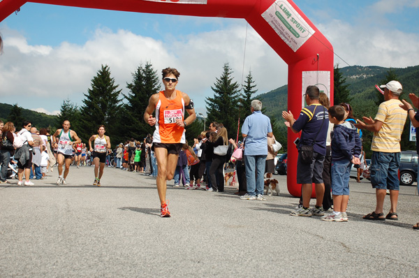 Fabrizio Galimberti all'arrivo a Monte Livata (foto di Giuseppe Coccia)