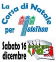 Locandina della Corsa di Natale per Telethon