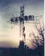 La cima del Monte della Croce a Tivoli