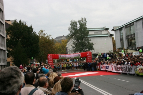 La partenza della Maratona