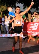 Domenico Liberatore sul traguardo del Circeo National Trail Park